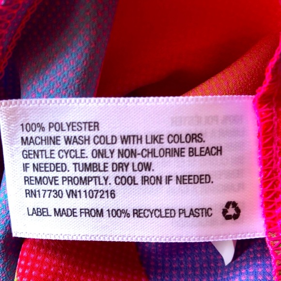 Striped summer dress with asymmetrical hemline - Picture 6 of 6